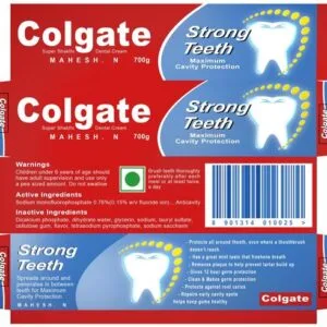 Colgate Packaging Box